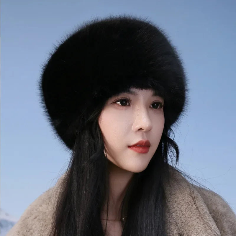 Chapeau femme hiver poilu